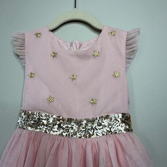 Mini Boden Harry Potter Pink Tiered Tulle Party Dress Girls 5-6 Hermione - Picture 3 of 10